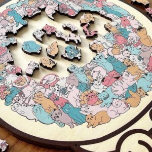 The Ultimate Cat Wooden Jigsaw Puzzle: A Mindful Escape for Adults
