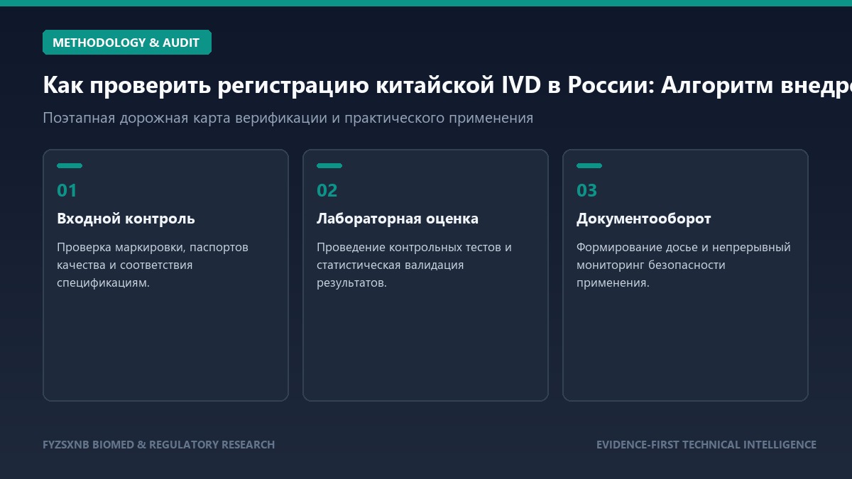 Как проверить регистрацию китайской IVD в России методология и контроль качества
