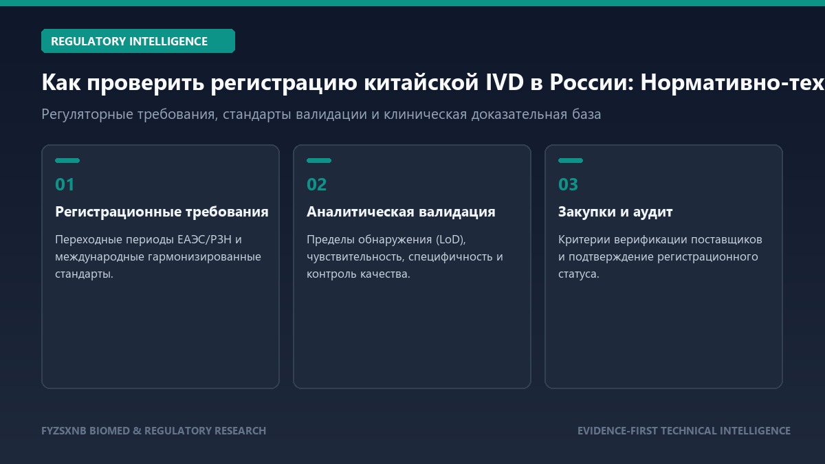 Как проверить регистрацию китайской IVD в России нормативный анализ и требования