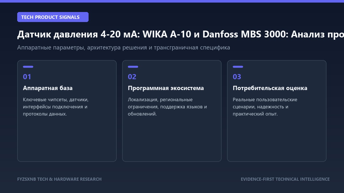 Датчик давления 4-20 мА: WIKA A-10 и Danfoss MBS 3000 технический анализ и характеристики