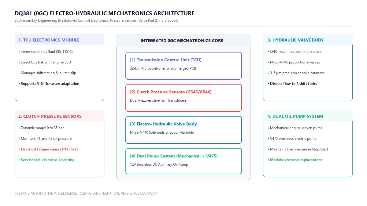 DQ381 Mechatronics Architecture Cutaway Engineering Reference