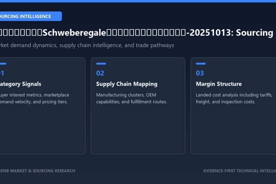 跨境电商亚马逊德国Schweberegale（浮动搁板）市场研究分析报告-20251013 sourcing intelligence and market signals