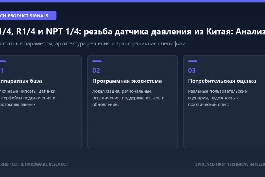 G1/4, R1/4 и NPT 1/4: резьба датчика давления из Китая технический анализ и характеристики