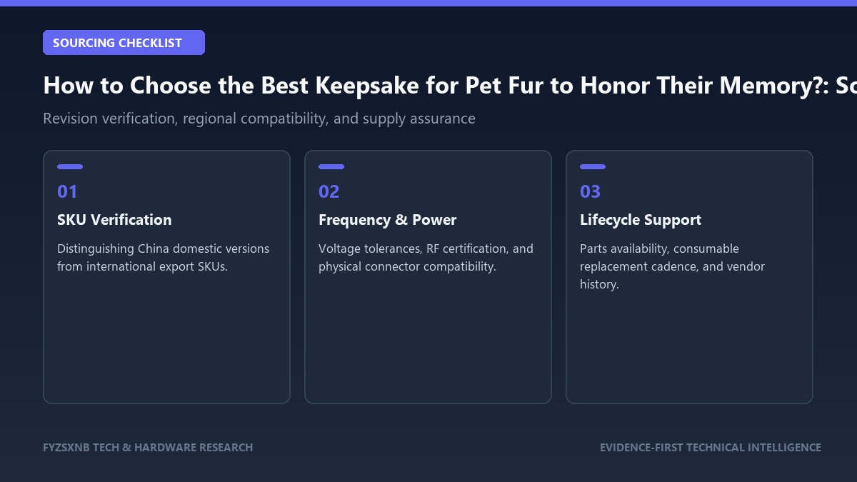 How to Choose the Best Keepsake for Pet Fur to Honor Their Memory? sourcing checklist and verification guide