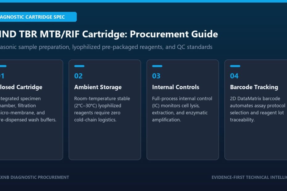 Procurement guide and cartridge architecture for iFIND TBR rapid molecular diagnostic assay