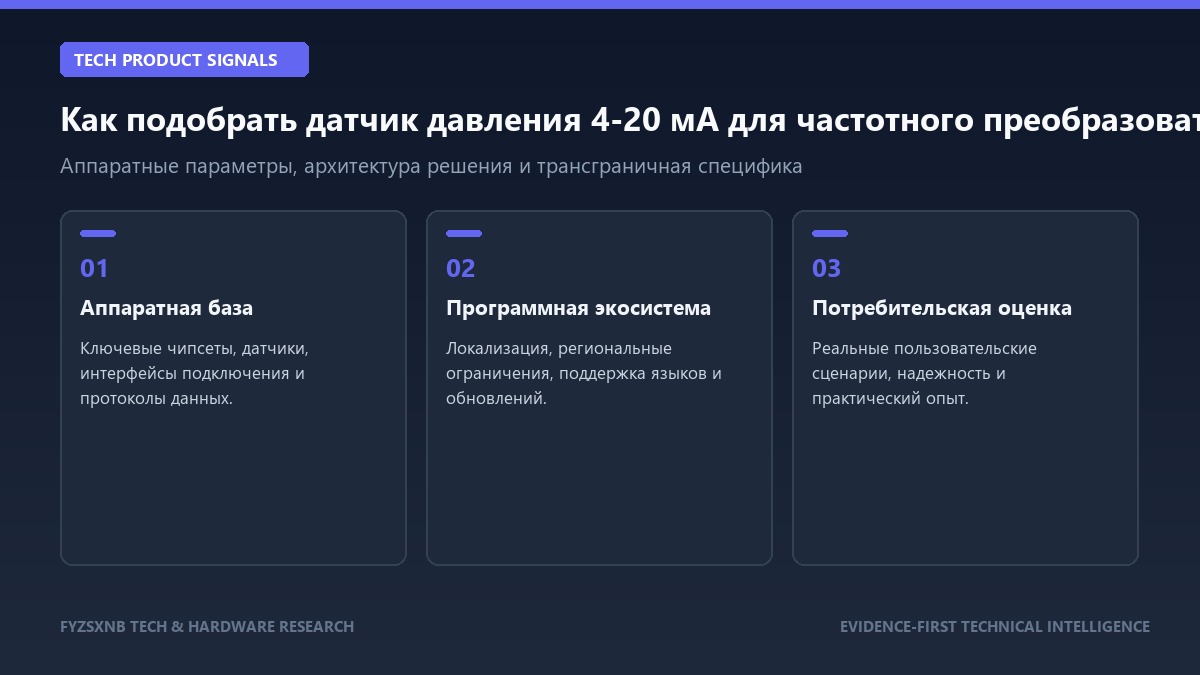 Как подобрать датчик давления 4-20 мА для частотного преобразователя насоса: 7 параметров до покупки технический анализ и характеристики