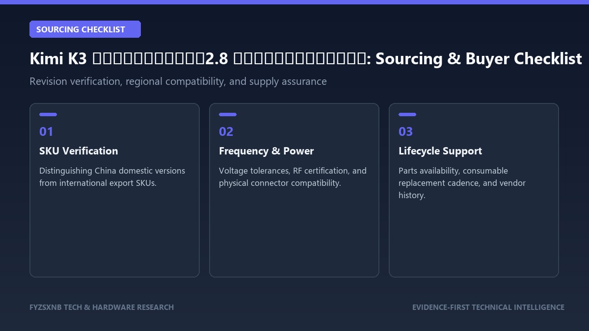 Kimi K3 为什么刷屏:知乎争议、2.8 万亿参数与开源模型的新问题 sourcing checklist and verification guide