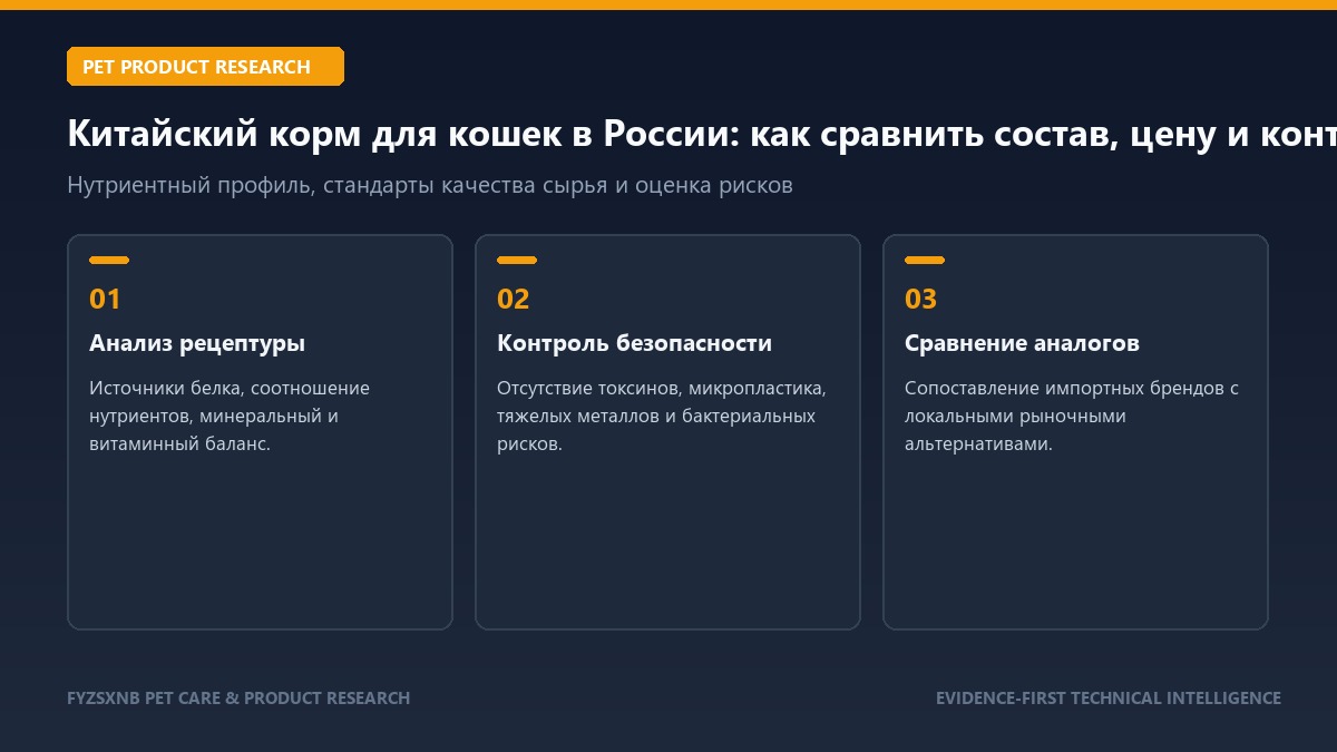 Китайский корм для кошек в России: как сравнить состав, цену и контроль качества анализ качества и состава