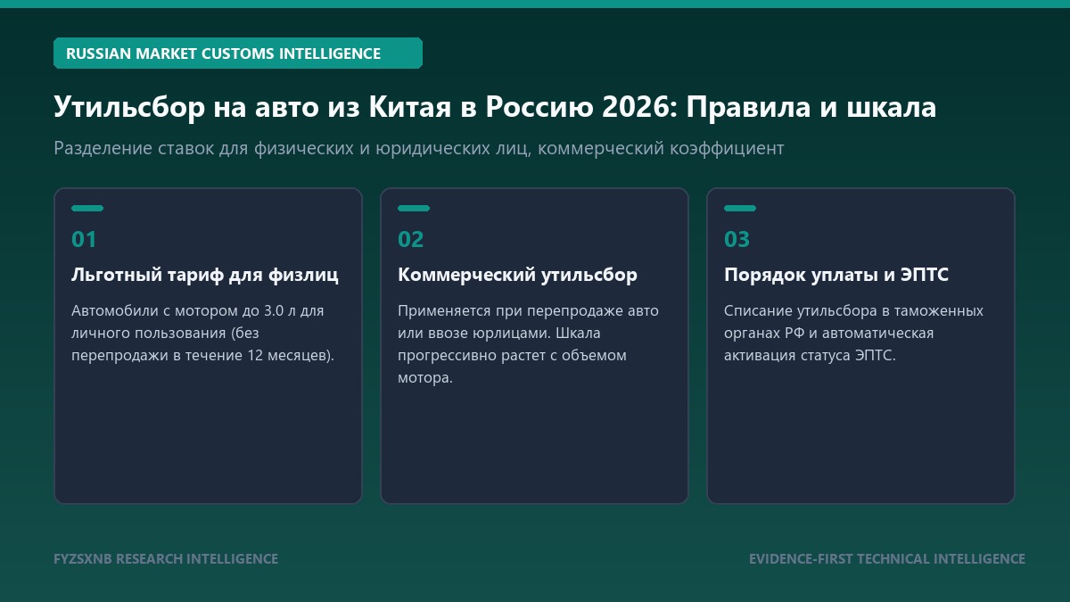 Утильсбор на авто из Китая в Россию 2026 ставки и правила расчета