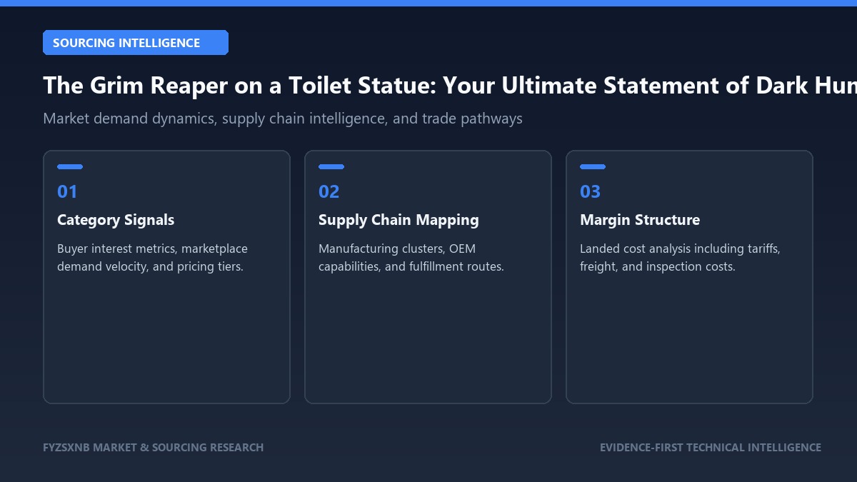 The Grim Reaper on a Toilet Statue: Your Ultimate Statement of Dark Humor sourcing intelligence and market signals